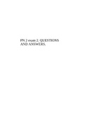 PN 2 exam 2. QUESTIONS AND ANSWERS.
