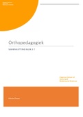 Volledig en uitgebreide  samenvatting 2.7 Orthopedagogiek, 7.8 gehaald 