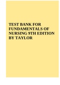 BUNDLE{TEST BANK FOR FUNDAMENTALS OF NURSING}