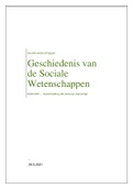 Geschiedenis van de sociale wetenschappen (Samenvatting alle lectures)