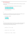 PHY 102 Exam 2 QUESTION AND CORRECT ANSWERS