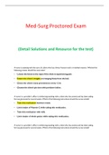 ATI Med-Surg Proctored Exam Latest 2020 All Answers Are Correct Graded A .