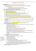 NR565 / NR 565: Advanced Pharmacology Fundamentals Week 7 & 8 Final Exam Study Guide  (Latest 2021 / 2022) Chamberlain College of Nursing