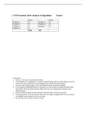 CSCI 570 Analysis of algorithms Exam 1 (USC)