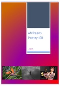 Afrikaans Poetry IEB In English and Afrikaans 2023