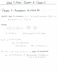 Intro to Group Theory: Chapters 8-9 (Finite Permutations, Permutations of a Finite Set, Isomorphisms)