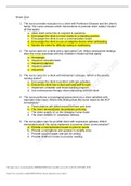 NR 325/NR325Neuro Practice Questions And Answers