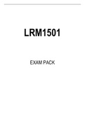 LRM1501 EXAM PACK 2022
