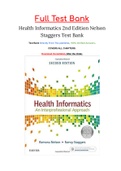 Health Informatics 2nd Edition Nelson Staggers Test Bank