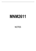 MNM2611 Summarised Study Notes