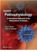 Test Bank For Applied Pathophysiology A Conceptual Approach to the Mechanisms of Disease 3rd Edition Braun NUR 221