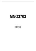 MNO3703 Summarised Study Notes
