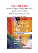Medical-Surgical Nursing: Concepts for Interprofessional Collaborative Care 9th edition Test bank ISBN: 9780323444194