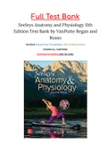 Seeleys Anatomy and Physiology 11th Edition Test Bank by VanPutte Regan and Russo