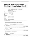NURS 6501 Module 5 Week 7 Knowledge Check  Neurological and Musculoskeletal Disorders July 2021
