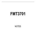 FMT3701 Summarised Study Notes