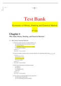 Test Bank for Economics of Money, Banking and Financial Markets 9th Edition By EdFrederic S. Mishkin