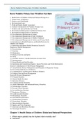 Burns Pediatric Primary Care 6th Edition & 7th Edition [In Bundle]