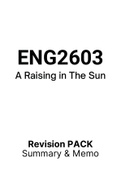 ENG2603 - A Raising in the Sun 