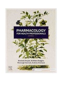 Pharmacology for Health Professionals 5th Edition Bryant Test Bank ISBN: 9780729542753
