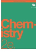 Chemistry, Openstax , 2e - Comprehensive Solutions Manual [2022 updated edition]