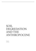 SOIL DEGREDATION AND THE   ANTHROPOCENE        60347732 GGH2604 