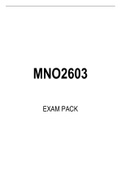 MNO2603   EXAM PACK     Safety Management mno2603