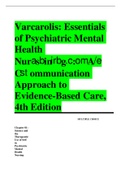 Jersey CollegeNURSING N/AEssentials of Psychiatric Mental Health Nursing 4th Edition Varcarolis Nursing Test Banks