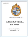 SOCIOLOGOS DE LA HISTORIA