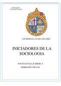 INICIADORES DE LA SOCIOLOGIA.