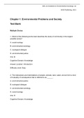 Test Bank for An Invitation to Environmental Sociology 6th Edition Bel