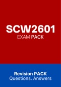 SCW2601 - EXAM PACK (2022)