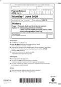 Pearson Edexcel GCSE (9–1) History Paper 1: Thematic study and historic environment Option 10: Crime and punishment in Britain, c1000–present and Whitechapel, c1870–c1900: crime, policing and the inner city