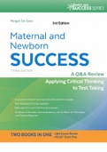 Maternal and Newborn Success_ A Q_A Review Applying Critical Thinking to Test Taking