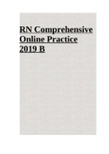RN Comprehensive Online Practice 2019 B