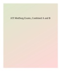 ATI MedSurg Exams_Combined A and B