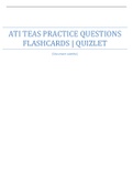 ATI TEAS Practice Questions