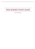 TEAS Science Study Guide