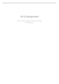 PSY 1012 Chapter 13 Assignment(Susan, a college student)