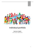 Individual Portfolio - Feasibility Report - Hogeschool Saxion Toursim Management (module 1&2 - jaar 2
