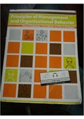 Test Bank for Principles of Management and Organizational Behavior by Bauer