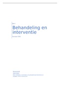 Samenvatting Methoden en technieken van gedragstherapie bij kinderen en jeugdigen, ISBN: 9789036819718  Behandeling en interventie