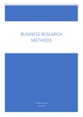 Business Research Methods for Pre-Msc Summary 2021-2022