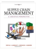 Test Bank for Coyle Supply Chain Management A Logistics Perspective, 9th Edition