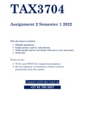 TAX3704 - ASSIGNMENT 02 SOLUTIONS (SEMESTER 01 - 2022)