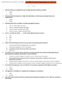 PHARMACEUT CNPR / NAPSR  Questions And  Answers. Download To Score A