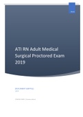 ATI RN Adult Medical Surgical Proctored Exam 2019