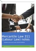 Labour Law 311 comprehensive notes