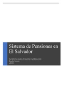 Sistema de Pensiones en El Salvador