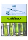 All lectures Biotechnology 2 including background information 2022